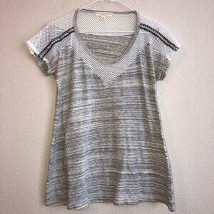 Scrapbook Top Knit Neckline Shirt Boho